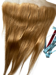 Ash Blonde Lace Frontal: 100% Raw Human Hair