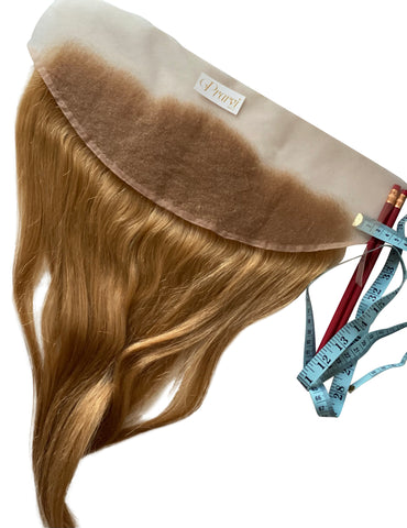 Ash Blonde Lace Frontal: 100% Raw Human Hair