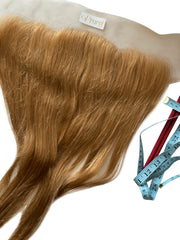 Ash Blonde Lace Frontal: 100% Raw Human Hair