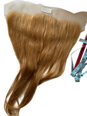 Ash Blonde Lace Frontal: 100% Raw Human Hair