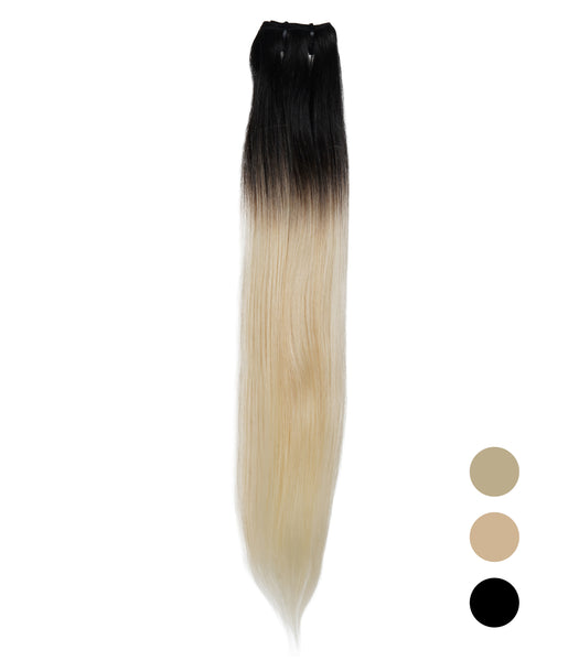 Natural Black(#1B)-Platinum blonde (#613) Ombre Hair