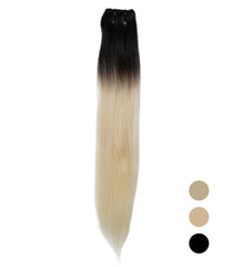 Natural Black(#1B)-Platinum blonde (#613) Ombre Hair