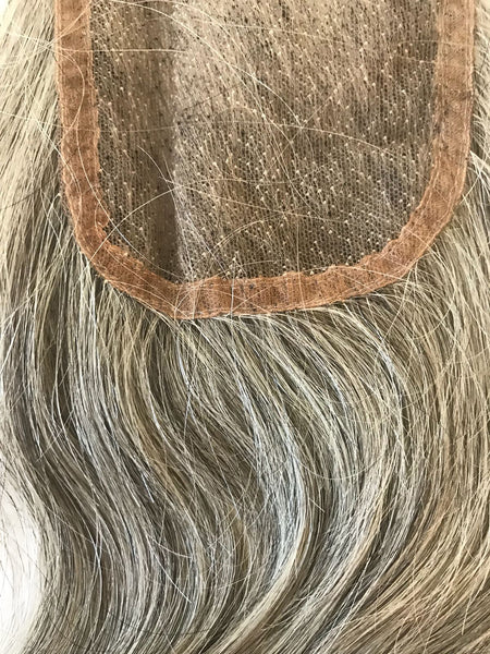 Grey Closure(Salt and Pepper) - Prarvi Hair