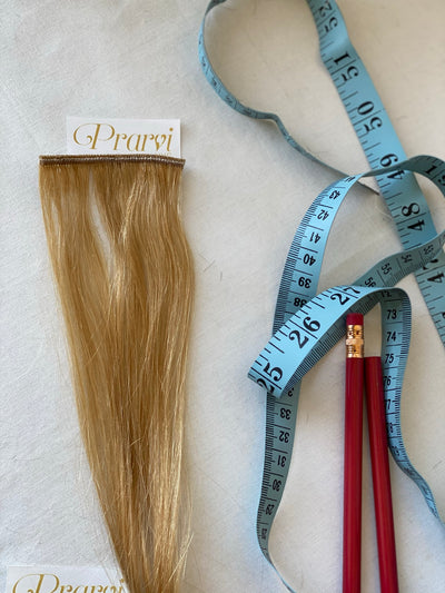 Ash Blonde Hair Sample Piece - Prarvi Hair