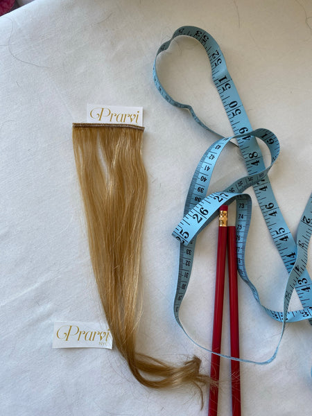 Ash Blonde Hair Sample Piece