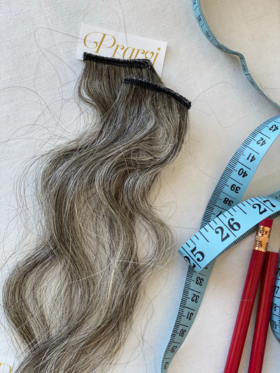 Grey Hair Sample Piece - Prarvi Hair