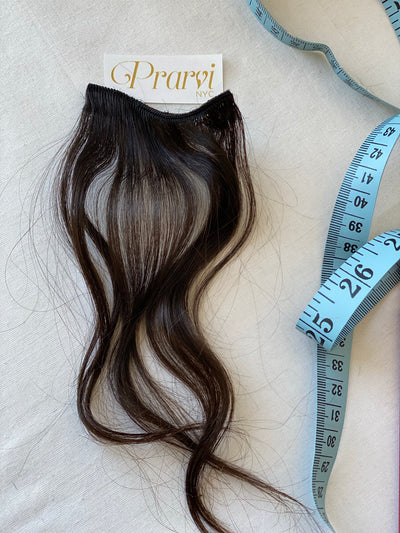 Natural Wave Hair Sample Piece - Prarvi Hair