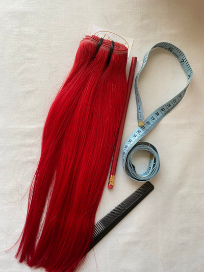 Naughty Red Natural Hair Extension - Prarvi Hair