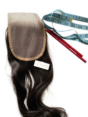Natural Wave Lace Closure 5 by 5 - Prarvi Hair