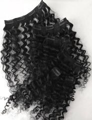 Afro Thick Coily -7 Piece Clip Ons Set