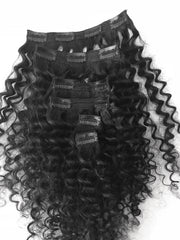 Afro Thick Coily -7 Piece Clip Ons Set