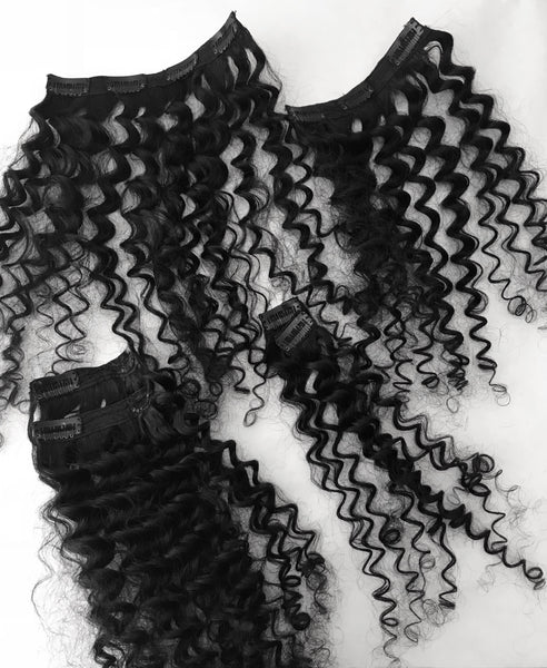 Afro Thick Coily -7 Piece Clip Ons Set