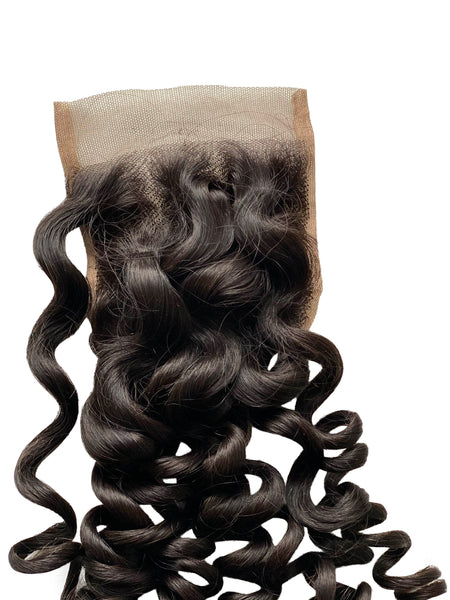Jackson /Loose Wave Closure - Prarvi Hair