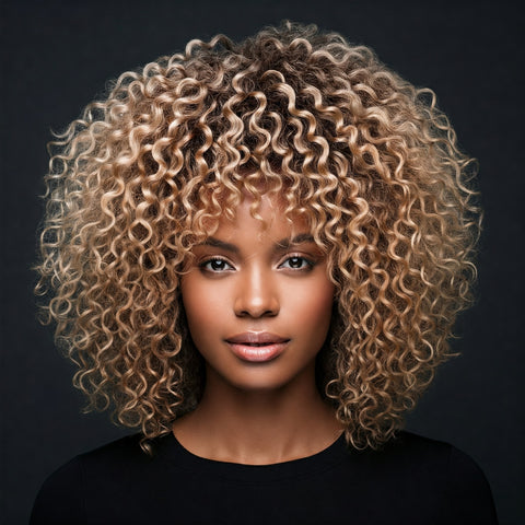 Ash Blonde Loose Curl Weft