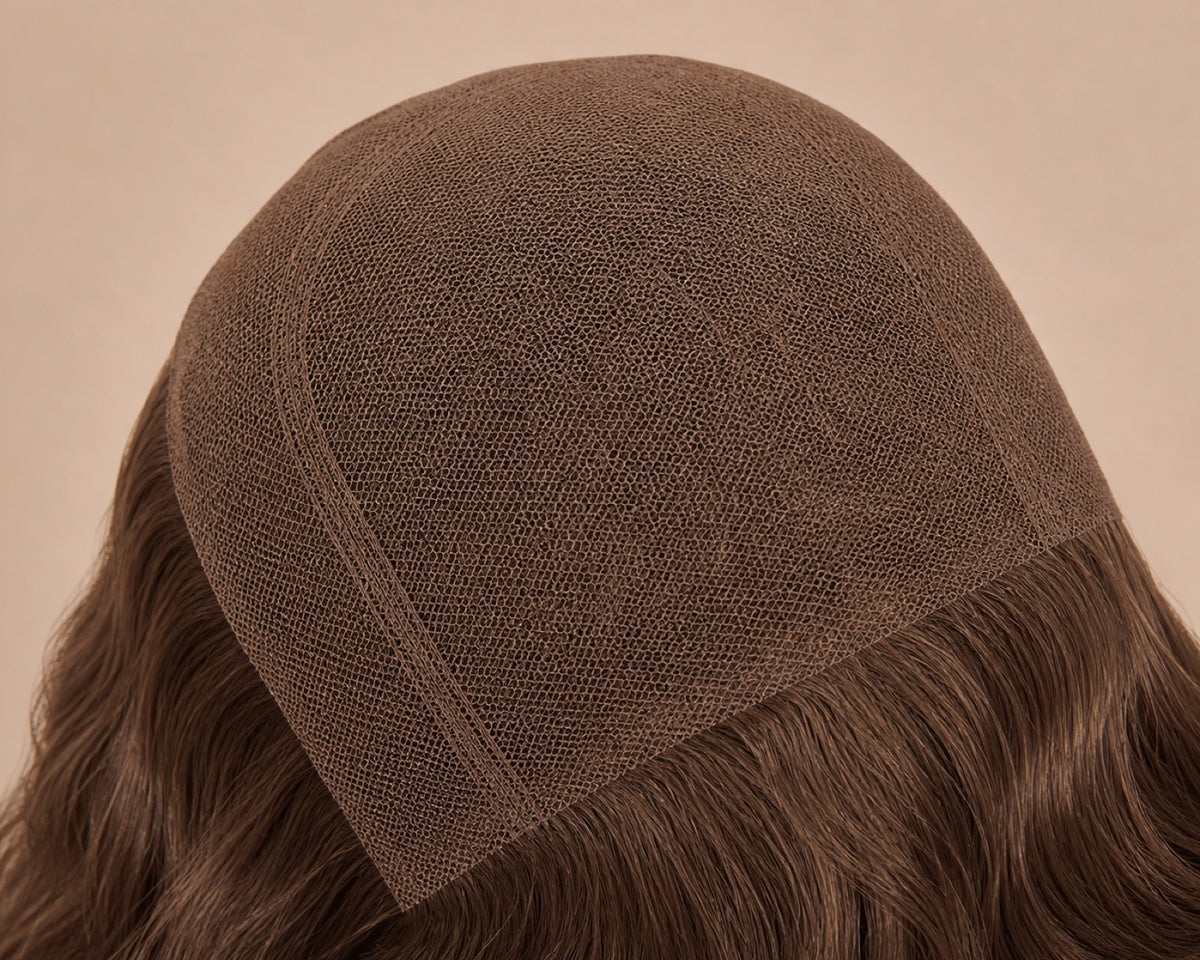 Full-lace cap construction detail