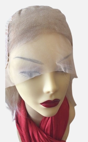 Front Lace Wigs- Natural wave -Color #613 (Platinum Blonde) product gallery proof