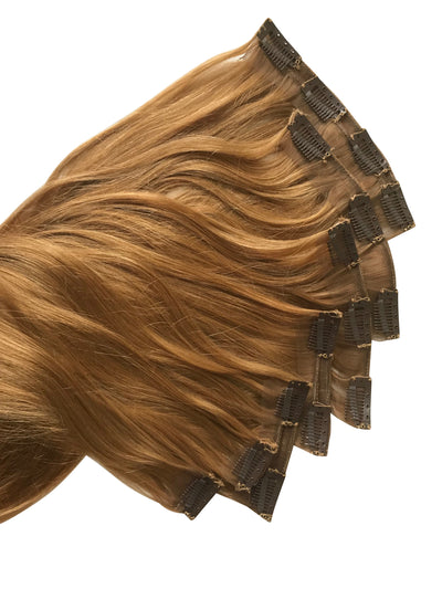 Ash Blonde Clip-Ons Set - Prarvi Hair