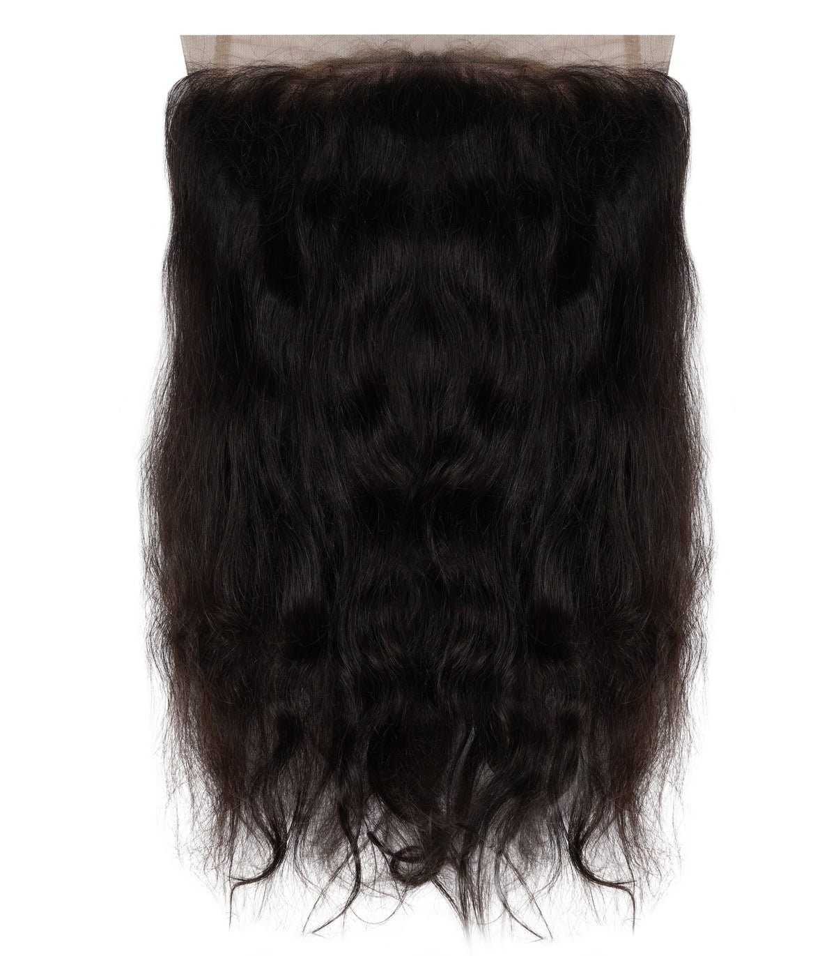 Natural Wave Frontal: 100% Raw Human Hair with a Realistic Hairline
