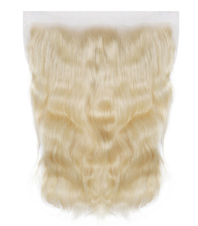 Platinum Blonde Natural Wave Frontal - Prarvi Hair