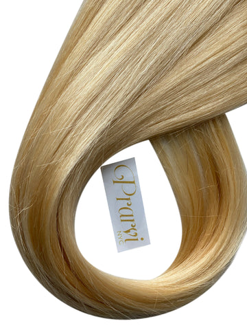 Platinum Blonde Clip-Ons Volumizer - Prarvi Hair