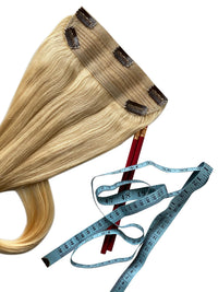 Platinum Blonde Clip-Ons Volumizer - Prarvi Hair