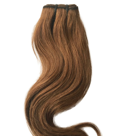 Brown Natural Hair Weft Color #6 - Prarvi Hair