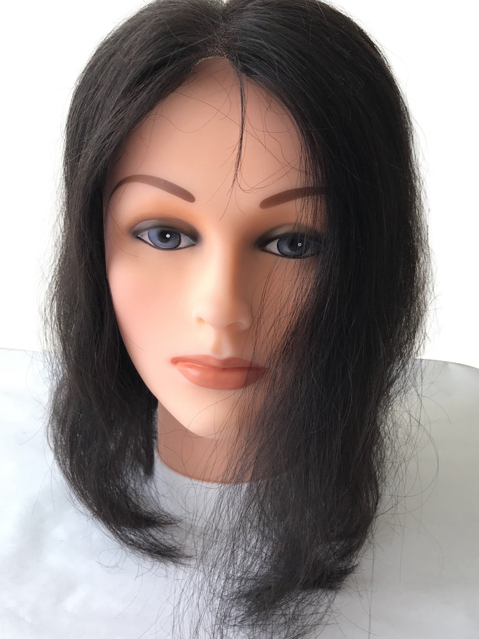Women Natural Hair Topper Size 7*8 - Prarvi Hair product gallery proof