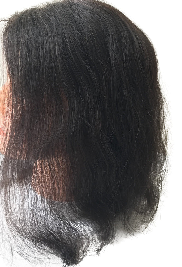 Women Natural Hair Topper Size 8*10 - Prarvi Hair product gallery proof