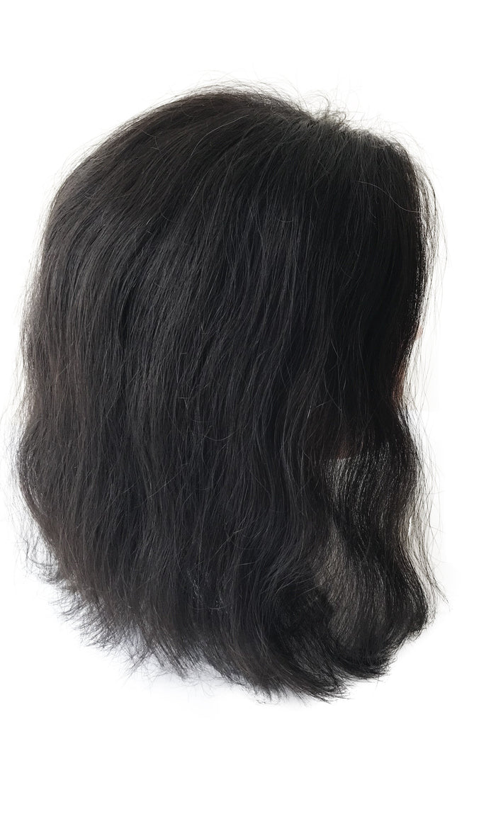 Women Natural Hair Topper Size 4*5 - Prarvi Hair product gallery proof