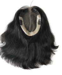 Women Natural Hair Topper Size 4*5 - Prarvi Hair