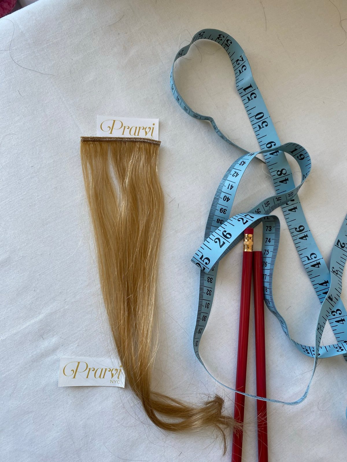 Ash Blonde Hair Sample Piece