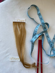 Ash Blonde Hair Sample Piece - Prarvi Hair