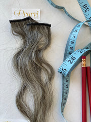 Grey Hair Sample Piece - Prarvi Hair