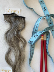 Grey Hair Sample Piece - Prarvi Hair