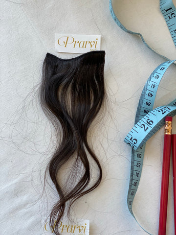 Natural Wave Hair Sample Piece - Prarvi Hair