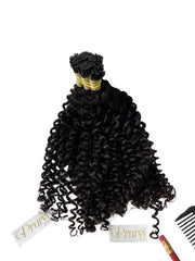 Kinky Curly I-Tip Hair Extension - Prarvi Hair