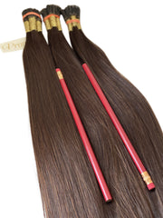 Brown Silky Straight I-Tip Hair Extension - Prarvi Hair