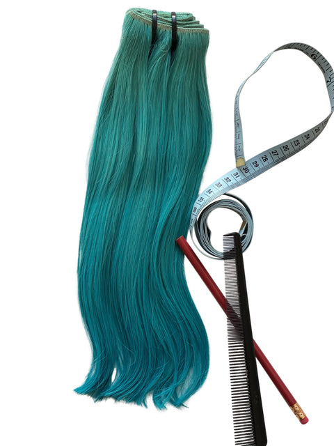 Turk Blue Natural Hair Extension - Prarvi Hair