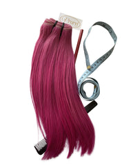 Magenta Pink Natural Hair Extension - Prarvi Hair