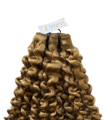 Ash Blonde Kinky Curl Weft - Prarvi Hair