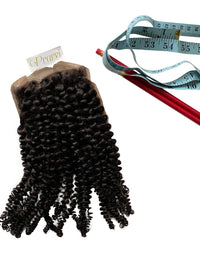 Kinky / Deep Curly Closure - Prarvi Hair