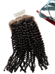 Kinky / Deep Curly Closure - Prarvi Hair