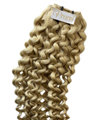 Platinum Blonde Loose Curl Weft - Prarvi Hair