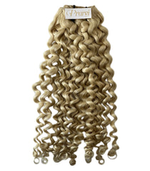 Platinum Blonde Loose Curl Weft - Prarvi Hair