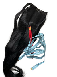 NATURAL WAVE CLIP-IN PONYTAIL EXTENSIONS - Prarvi Hair