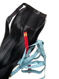 NATURAL WAVE CLIP-IN PONYTAIL EXTENSIONS - Prarvi Hair