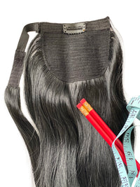 NATURAL WAVE CLIP-IN PONYTAIL EXTENSIONS - Prarvi Hair