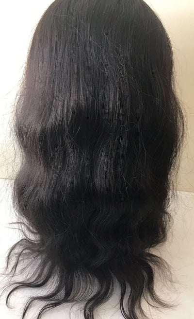 Front Lace Wig-Natural Wavy(Net Base)