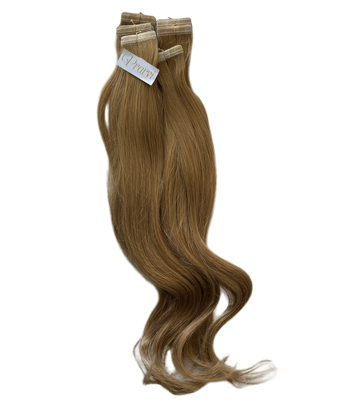 Ash Blonde Wavy Tape-In Extension - Prarvi Hair