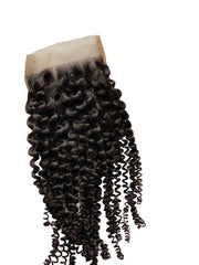 Kinky / Deep Curly Closure - Prarvi Hair